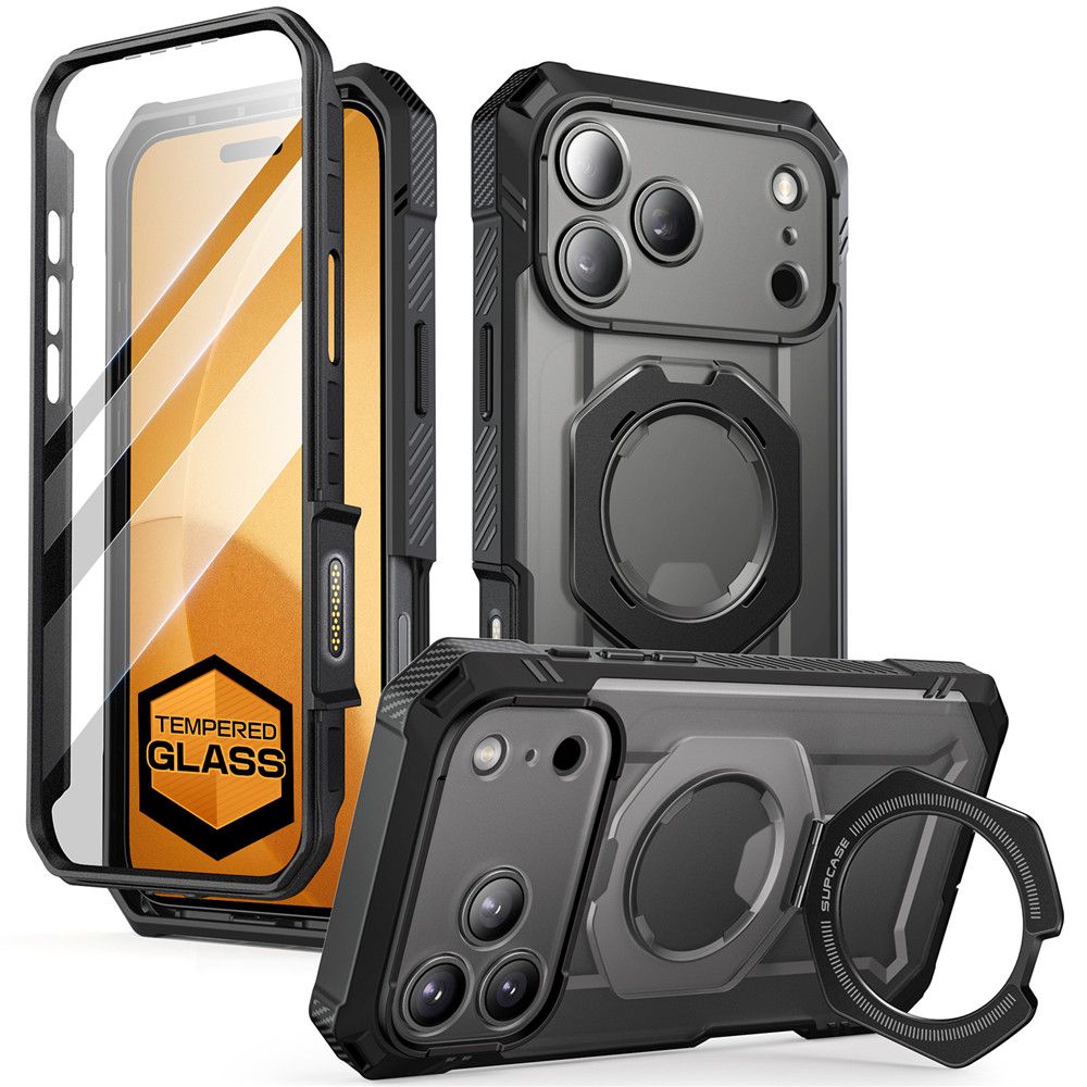 Supcase UB Grip Pro MagSafe iPhone 17 Pro Max hoesje zwart