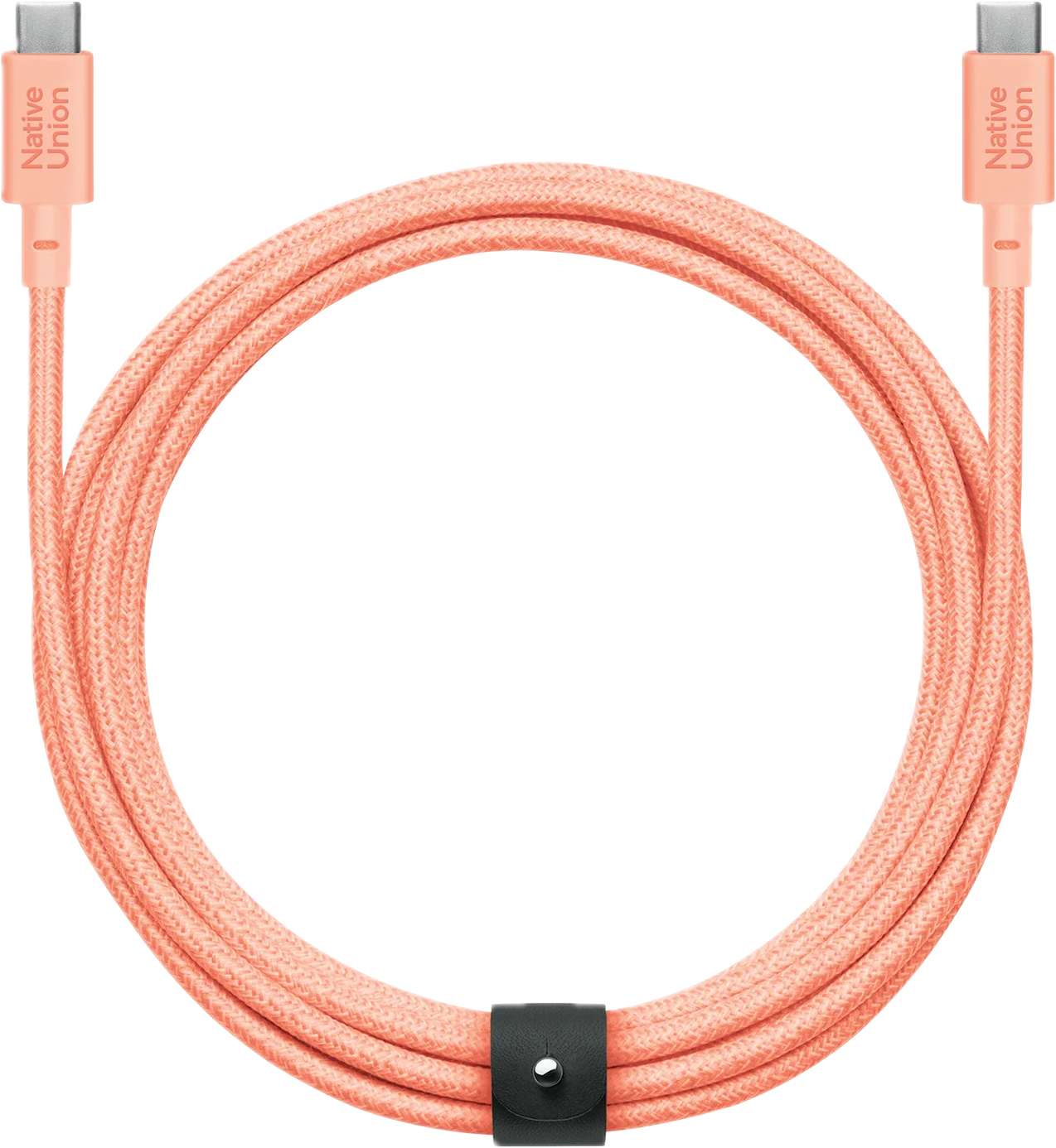 Native Union Belt XL USB-C naar USB-C 3 meter kabel apricot