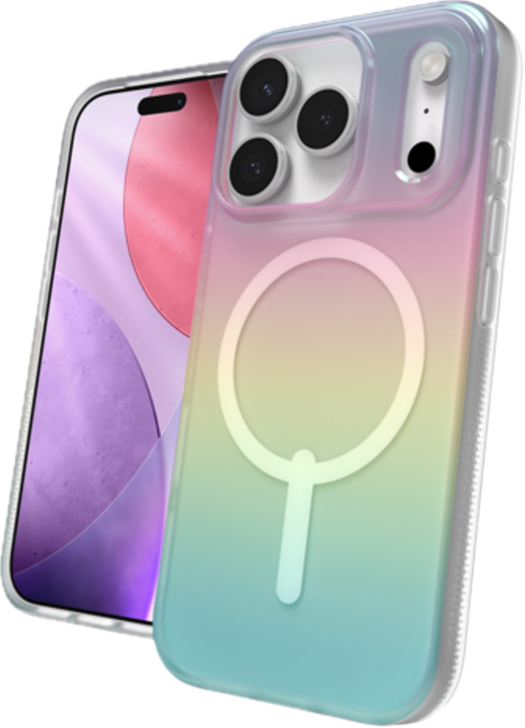 ZAGG Milan Snap iPhone 17 Pro hoesje iridescent