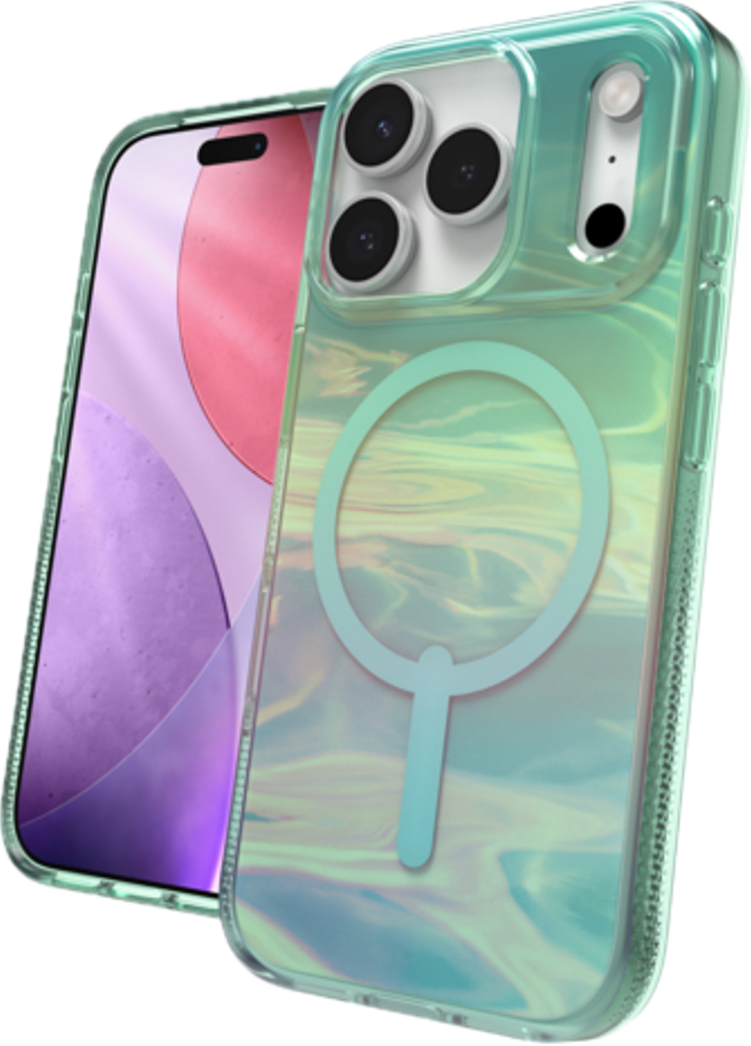 ZAGG Milan Snap iPhone 17 Pro hoesje iridescent