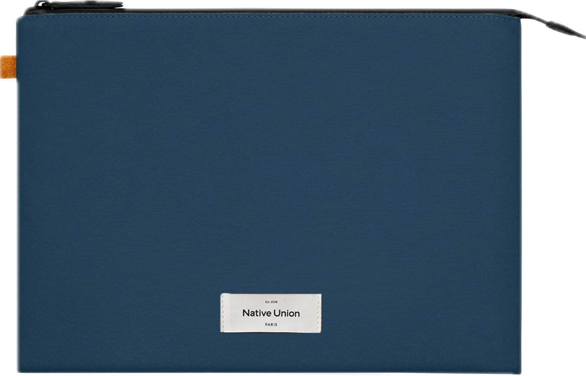 Native Union W.F.A duurzame MacBook 13 inch sleeve blauw