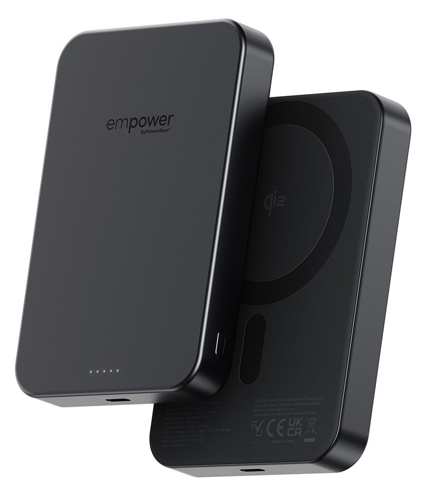 PanzerGlass empower MagSafe Powerbank 10000 mAh zwart
