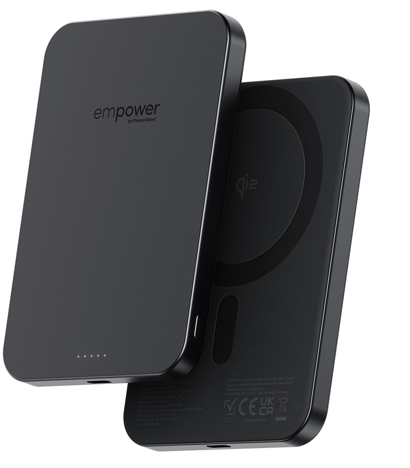 PanzerGlass empower MagSafe Powerbank 5000 mAh zwart