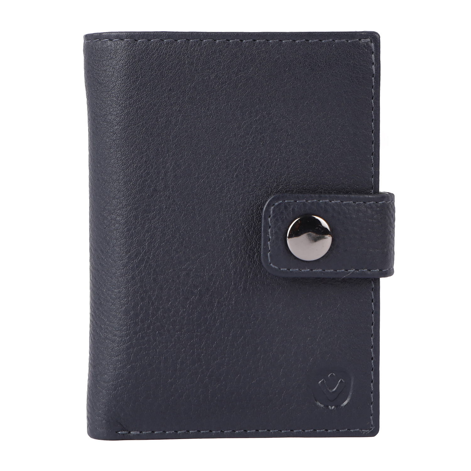 Valenta leren Luxe Card Wallet met MagSafe navy
