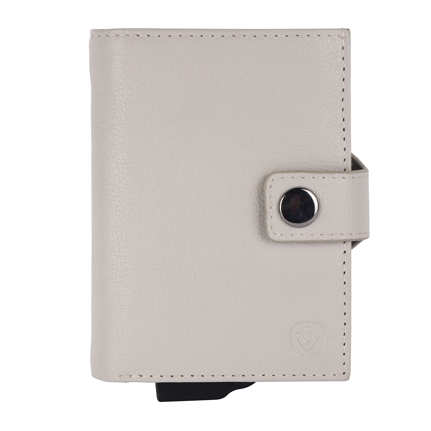Valenta leren Luxe Card Wallet pasjeshouder creme