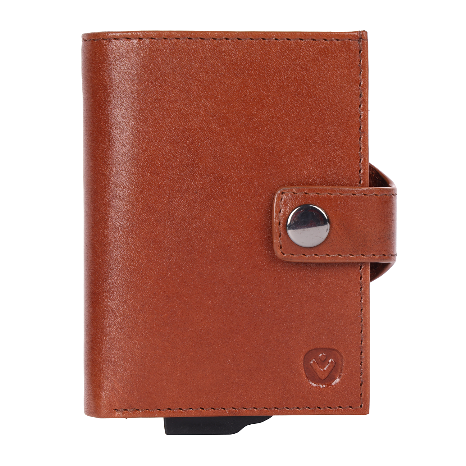 Valenta leren Luxe Card Wallet pasjeshouder cognac