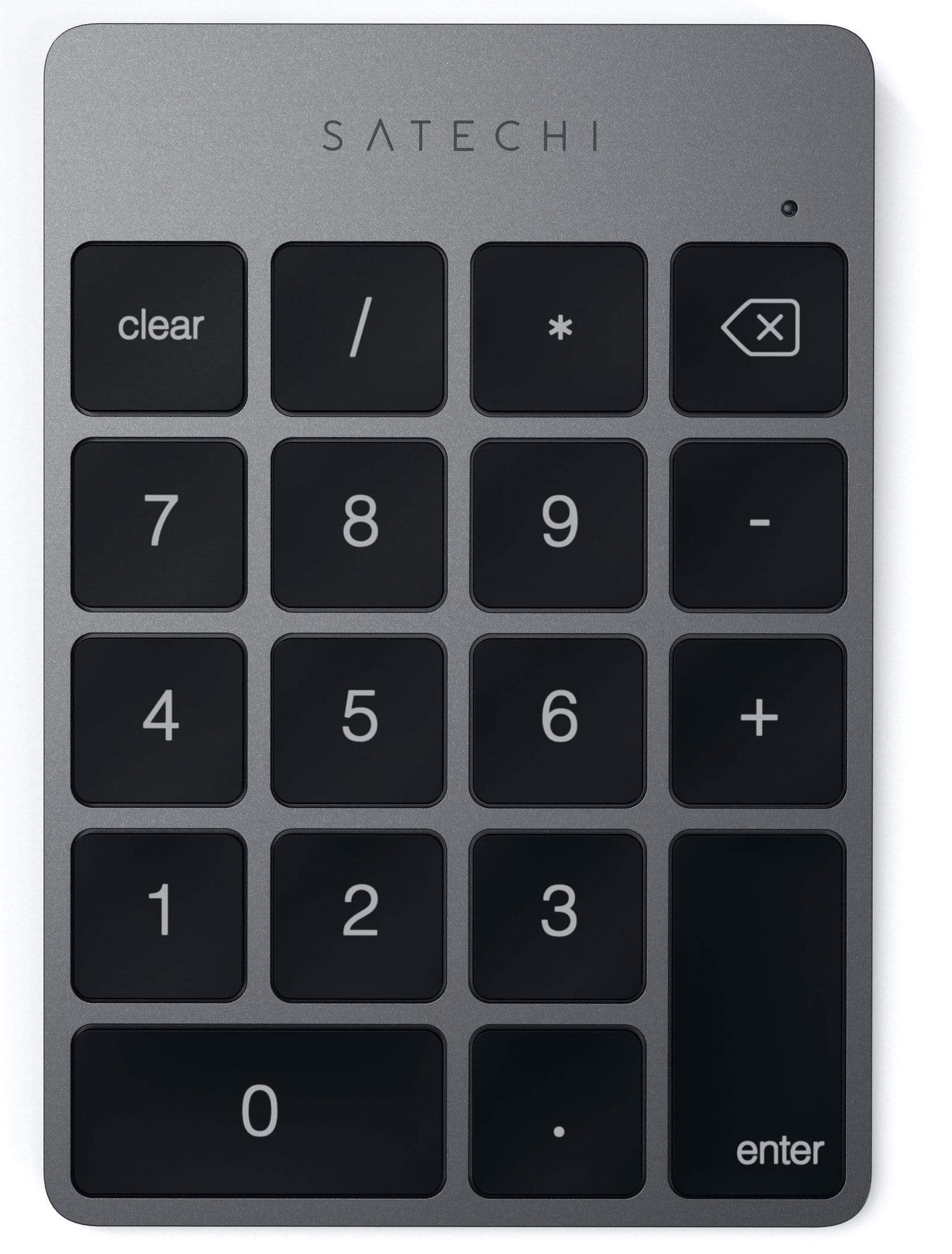 Satechi Slim Aluminum Bluetooth Keypad met USB-C grijs