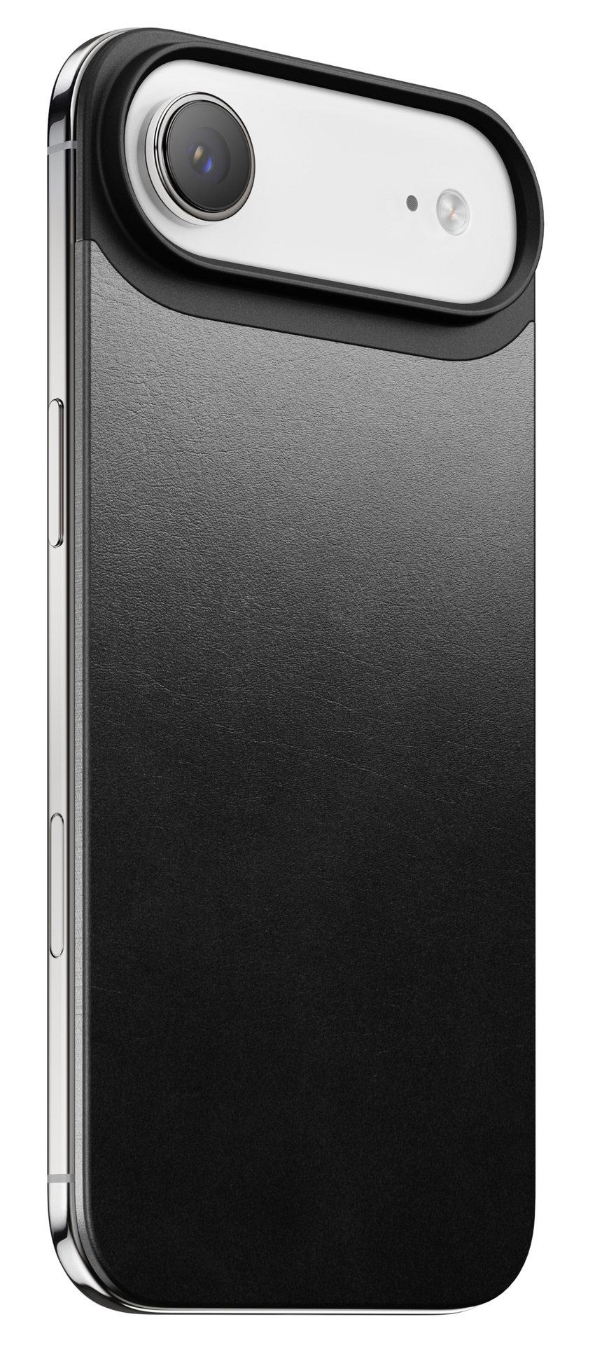 Nomad Magnetic Leather Back iPhone Air hoesje zwart
