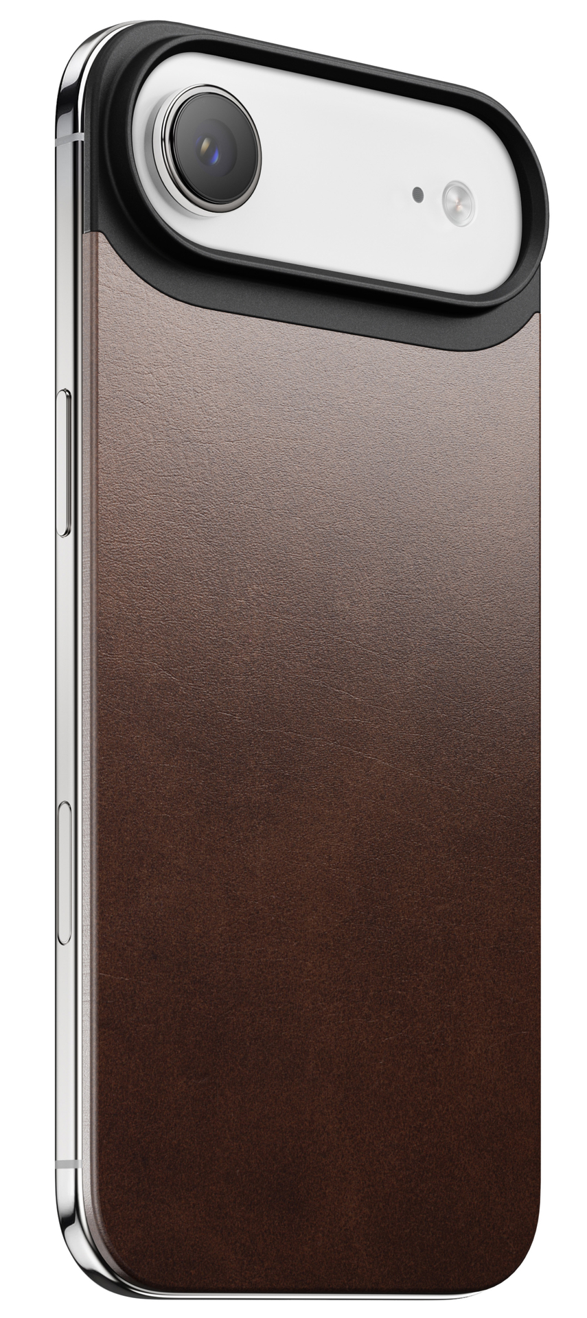 Nomad Magnetic Leather Back iPhone Air hoesje bruin