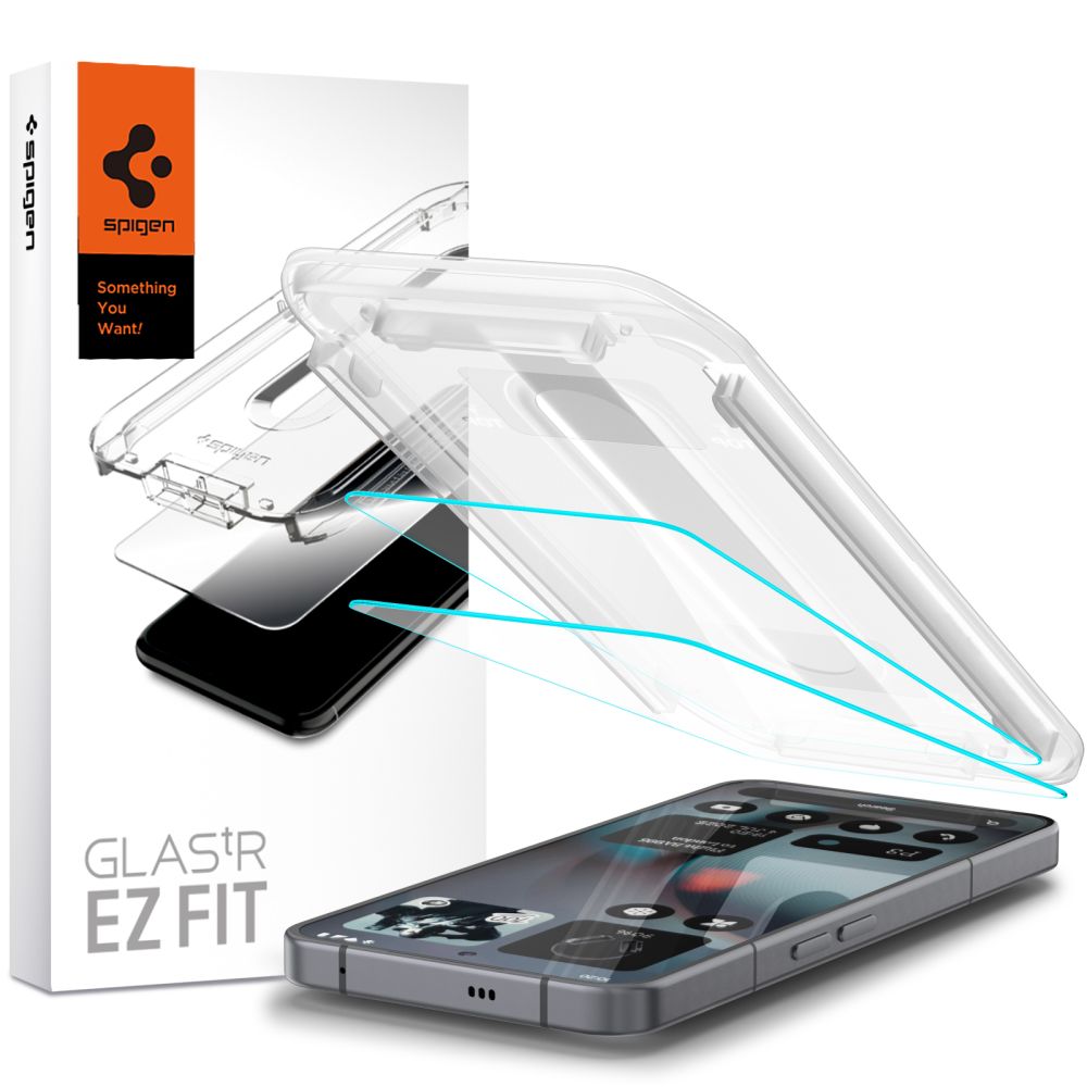 Spigen Glas.tR EZ Fit Nothing Phone 3 glazen screenprotector 2 pack