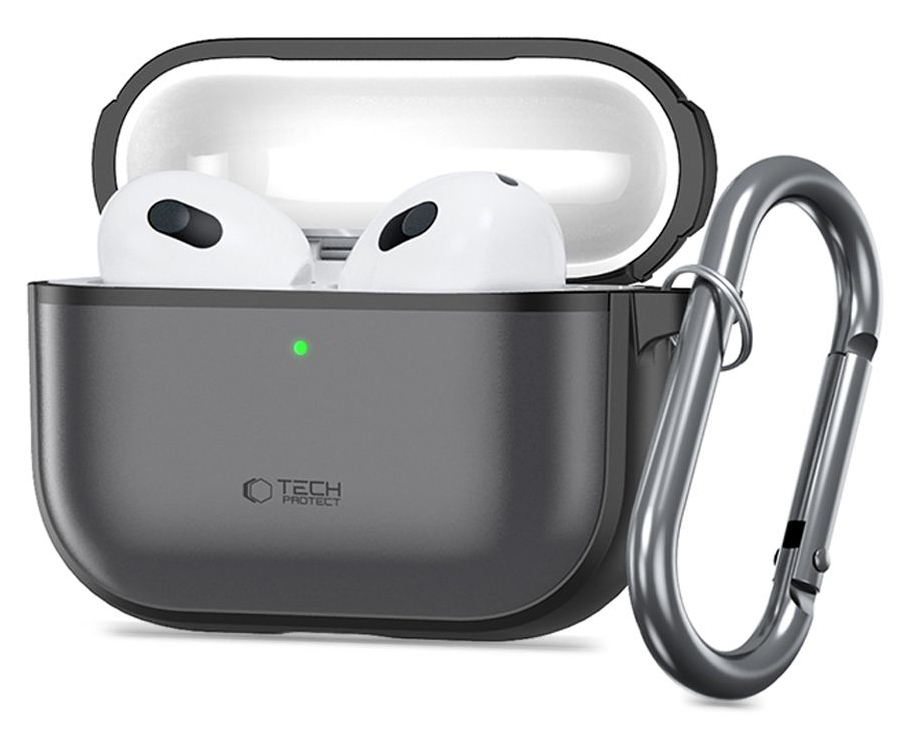 TechProtection matte AirPods Pro 3 hoesje zwart