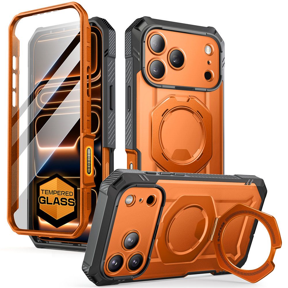 Supcase UB Grip Pro MagSafe iPhone 17 Pro Max hoesje oranje