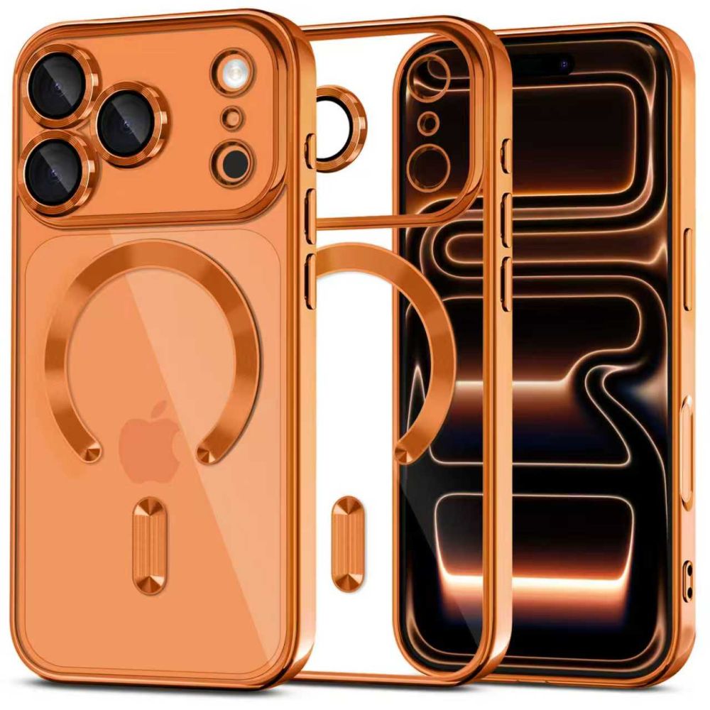 TechProtection MagFlex iPhone 17 Pro Max hoesje oranje