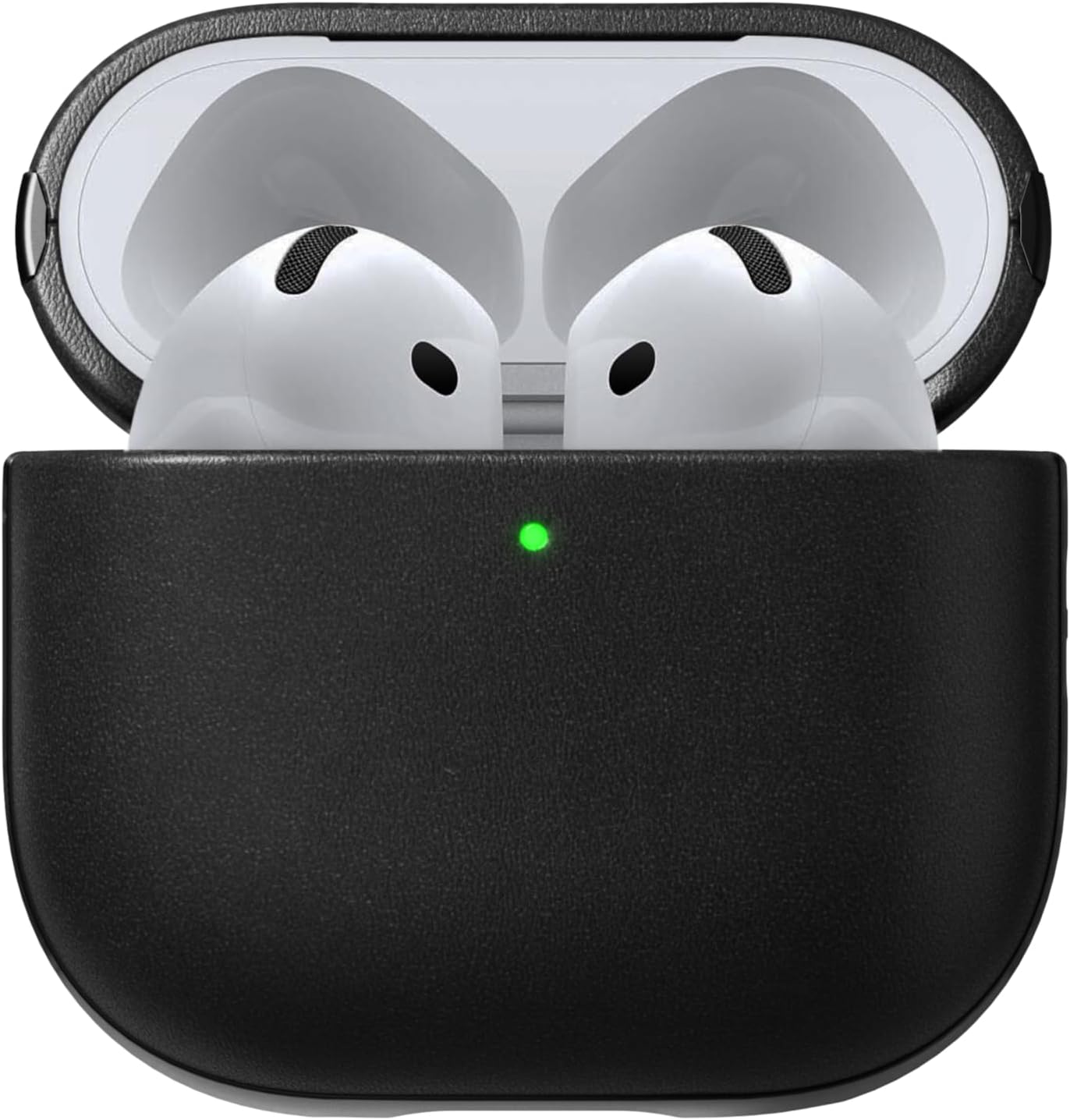 Nomad Modern Leather AirPods 4 hoesje zwart