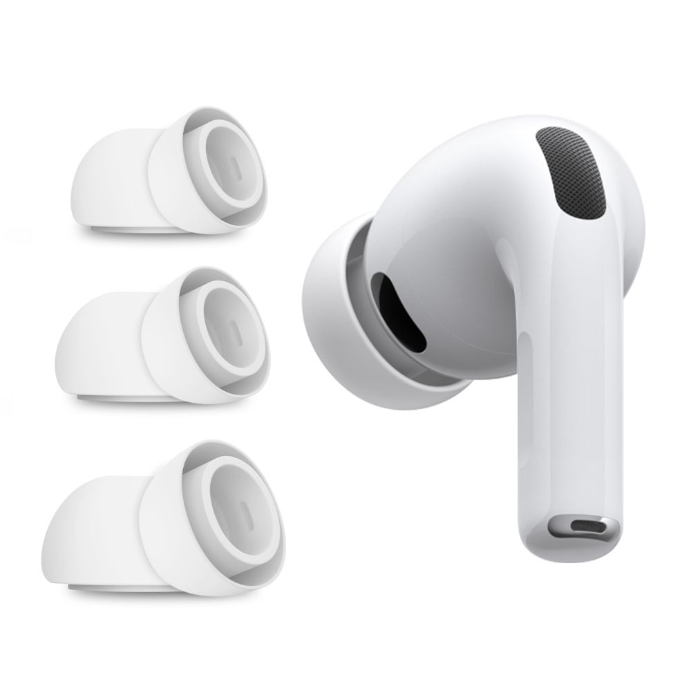 TechProtection vervangende AirPods Pro 3 ear tips 3-pack wit