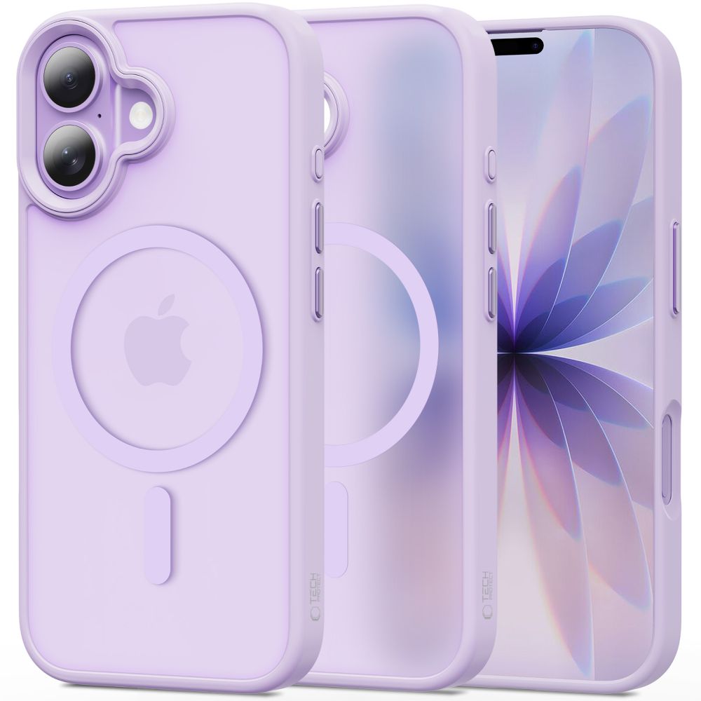 TechProtection MagSafe iPhone 17 hoesje mat lavender