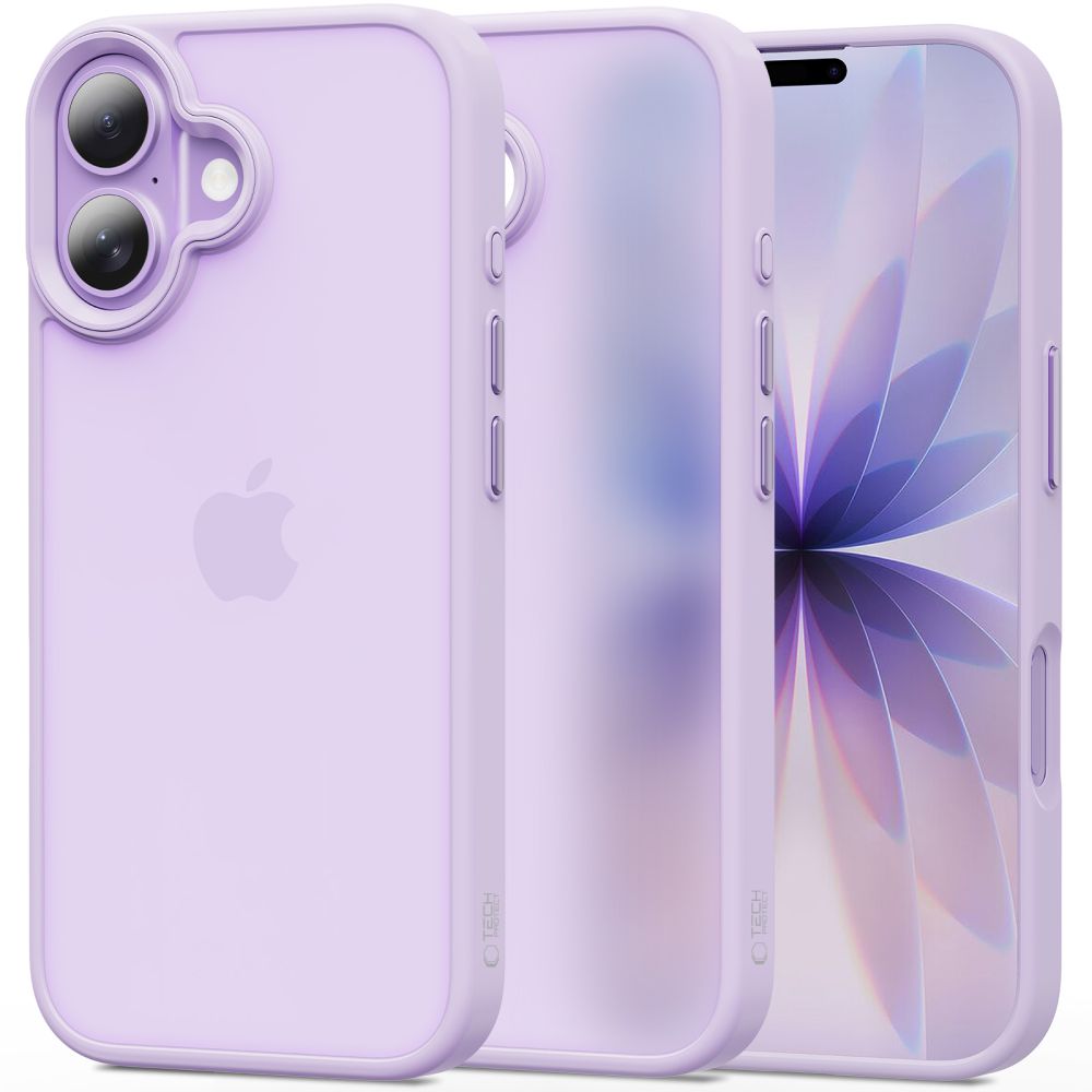 TechProtection mat iPhone 17 hoesje lavender