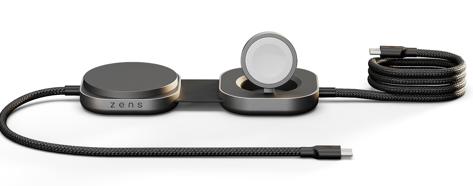 ZENS Charging Cable Pro 3 USB-C kabel met MagSafe en Apple Watch oplader