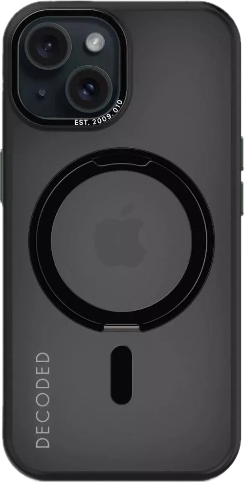 Decoded Loop Stand MagSafe iPhone 15 hoesje zwart