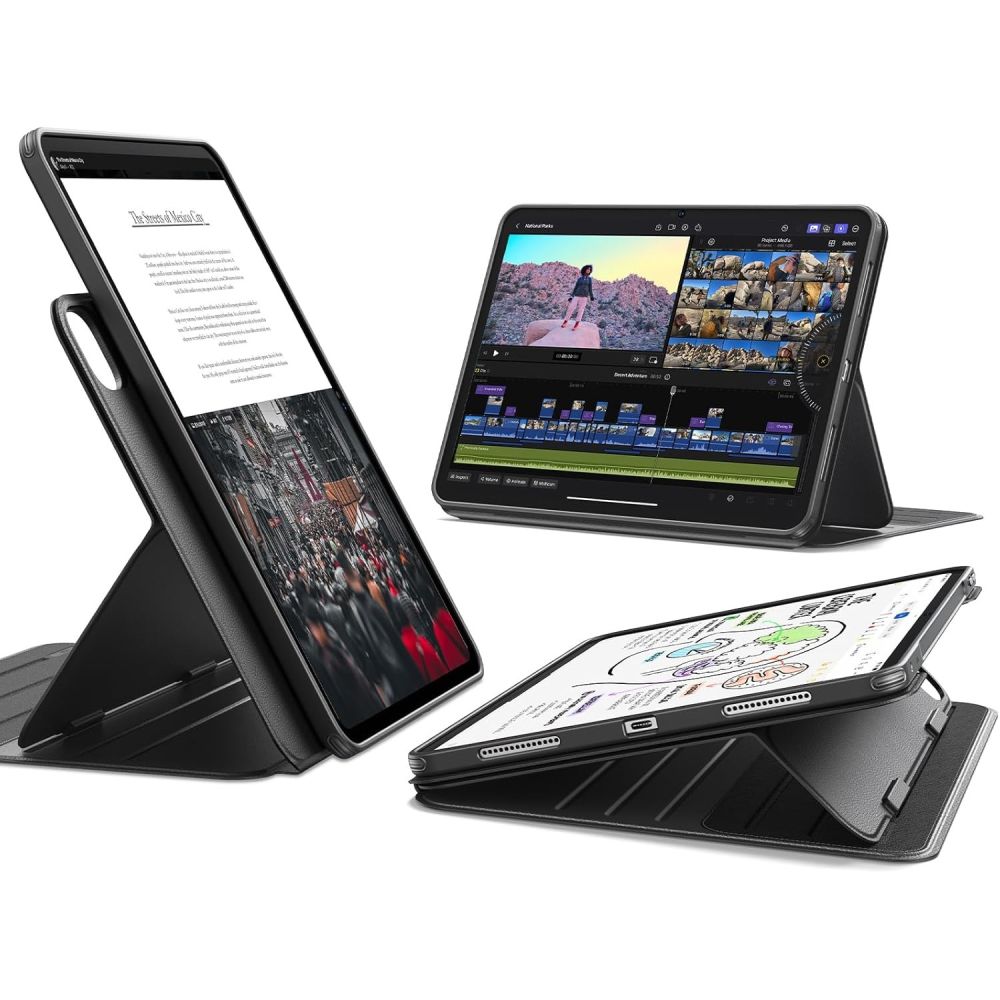 ESR Flip Hybrid iPad Pro 13 inch hoesje zwart