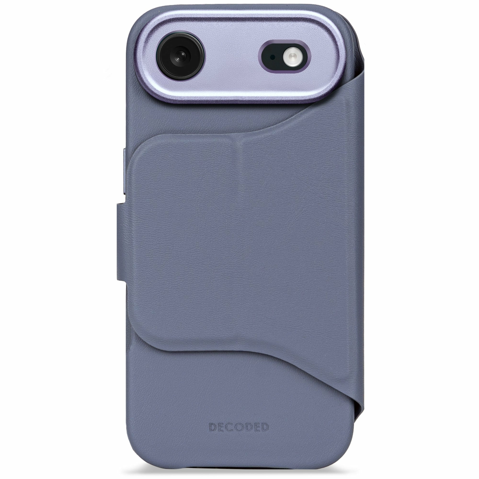 Decoded Textured Silicone 2 in 1 Wallet iPhone Air hoesje blauw