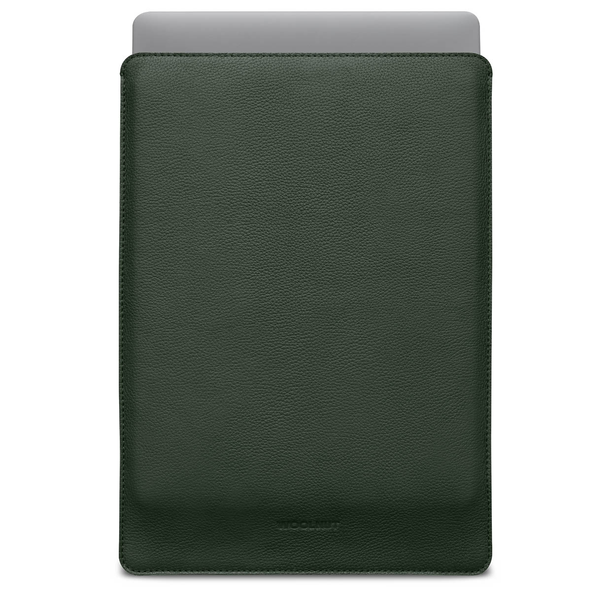Woolnut Leather sleeve MacBook 13 inch hoesje Groen