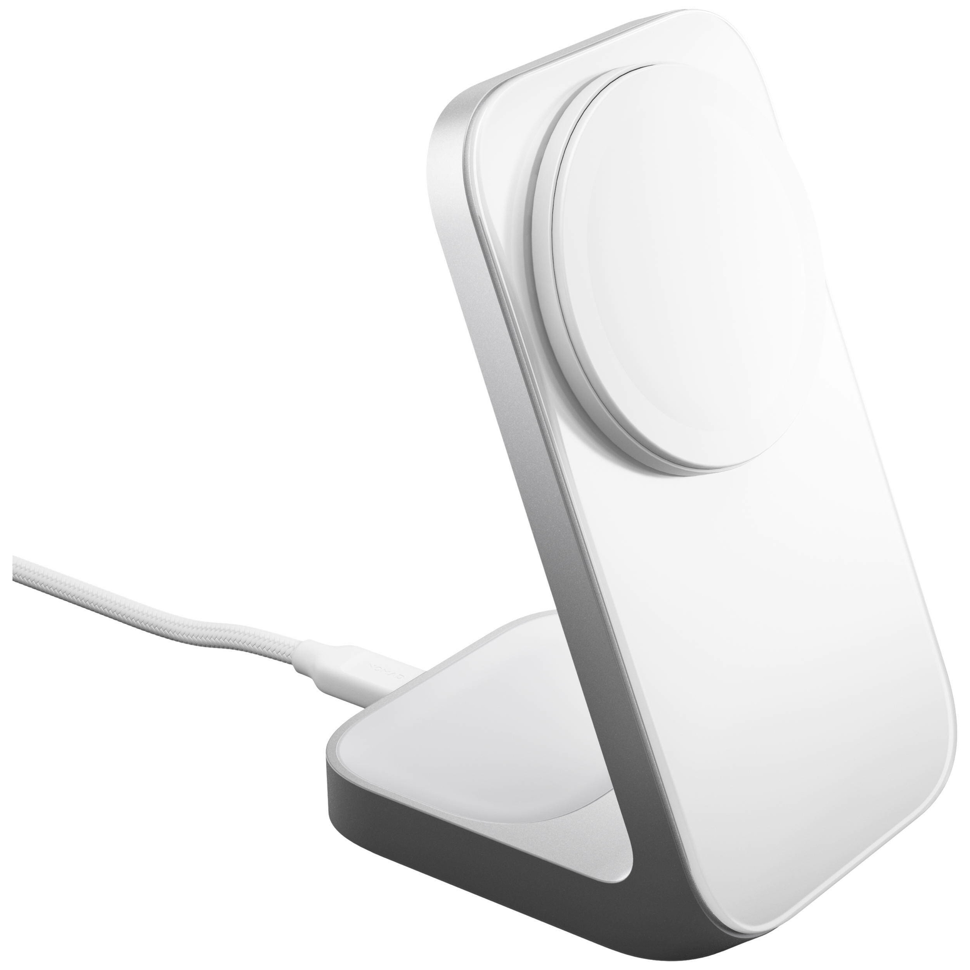 Nomad Stand One MagSafe 2 in 1 oplader zilver