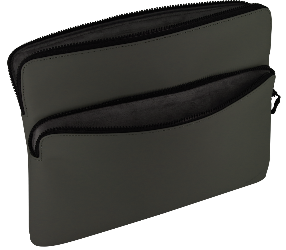 dbramante1928 Oxford Plus MacBook 14 inch sleeve forrest shadow