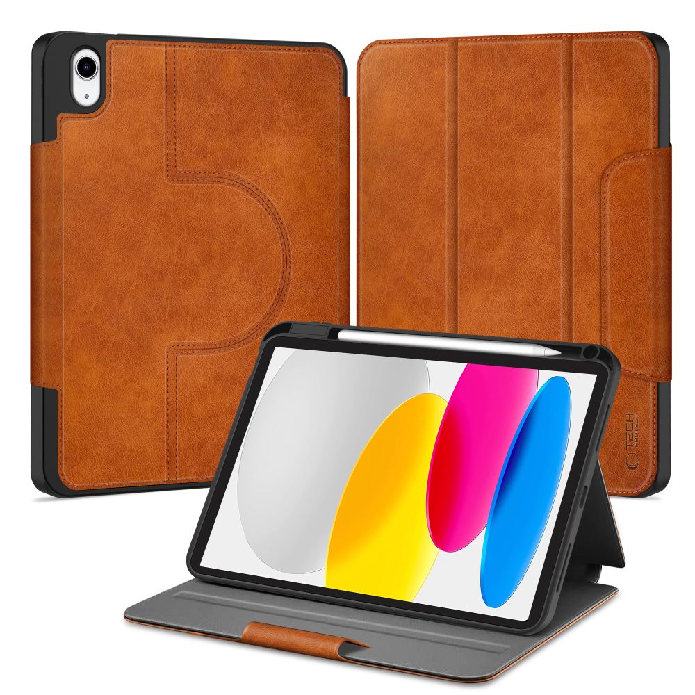 TechProtection Fleece iPad 11 inch hoesje bruin