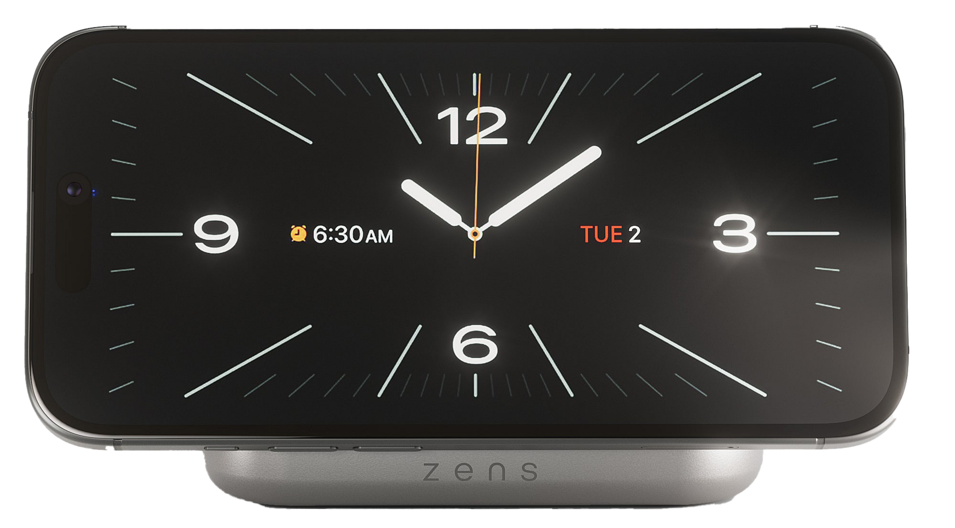 Zens MagSafe Qi2 Nightstand Charger MagSafe oplader wit