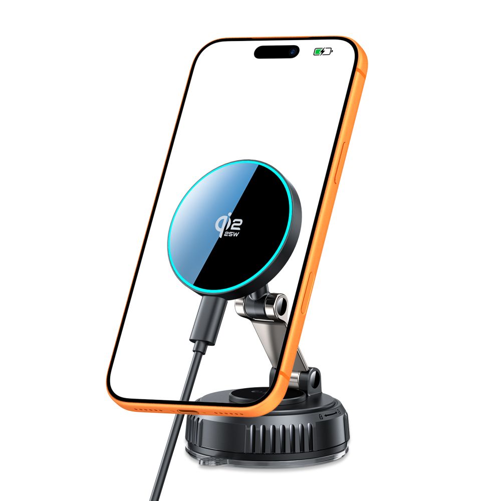 TechProtection V8 Qi2 25 watt MagSafe zuignap telefoonhouder