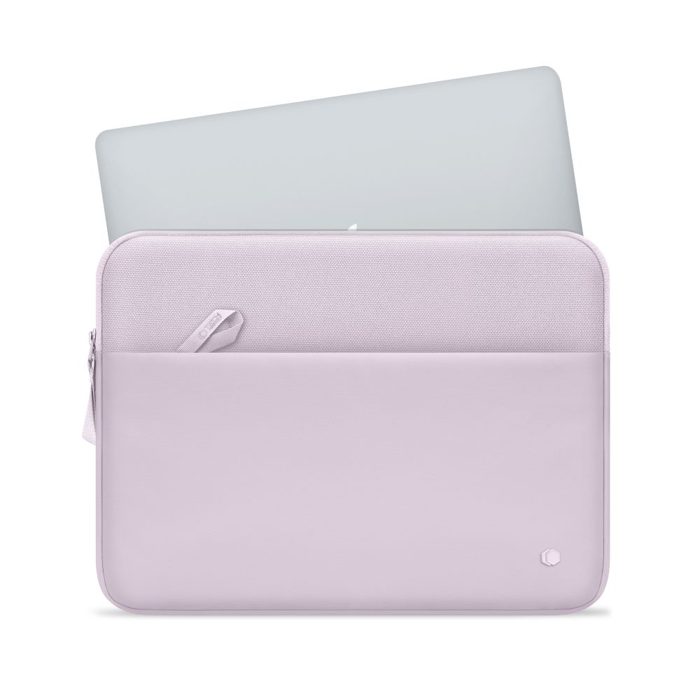 TechProtection Zipper MacBook 13 / 14 sleeve paars
