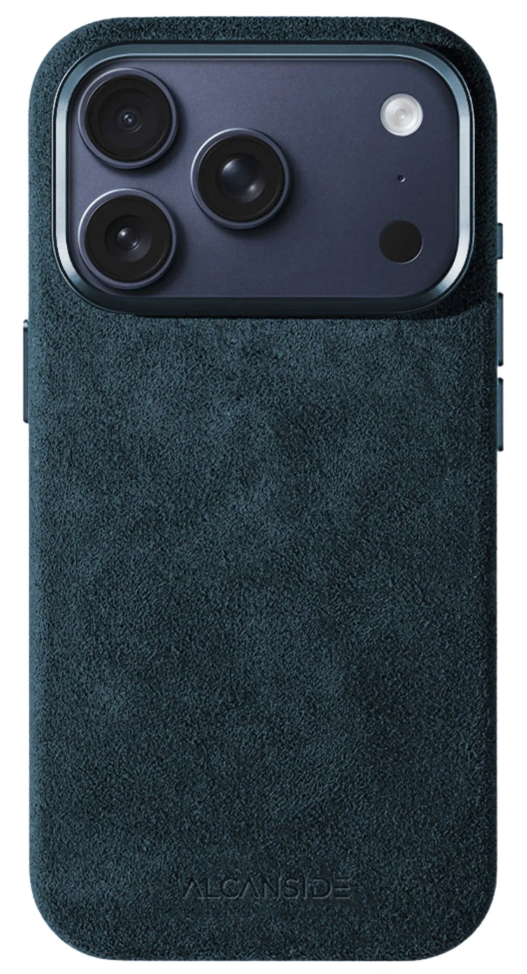 Alcanside Alcantara iPhone 17 Pro hoesje navy