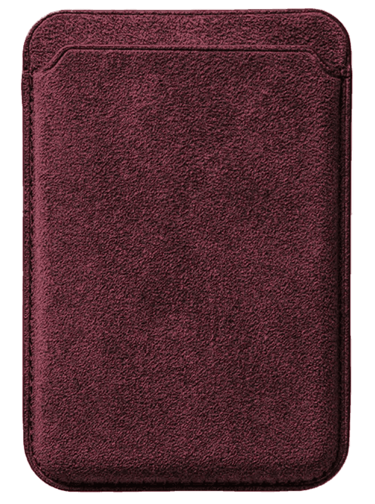 Alcanside Alcantara MagSafe Wallet kaarthouder rood