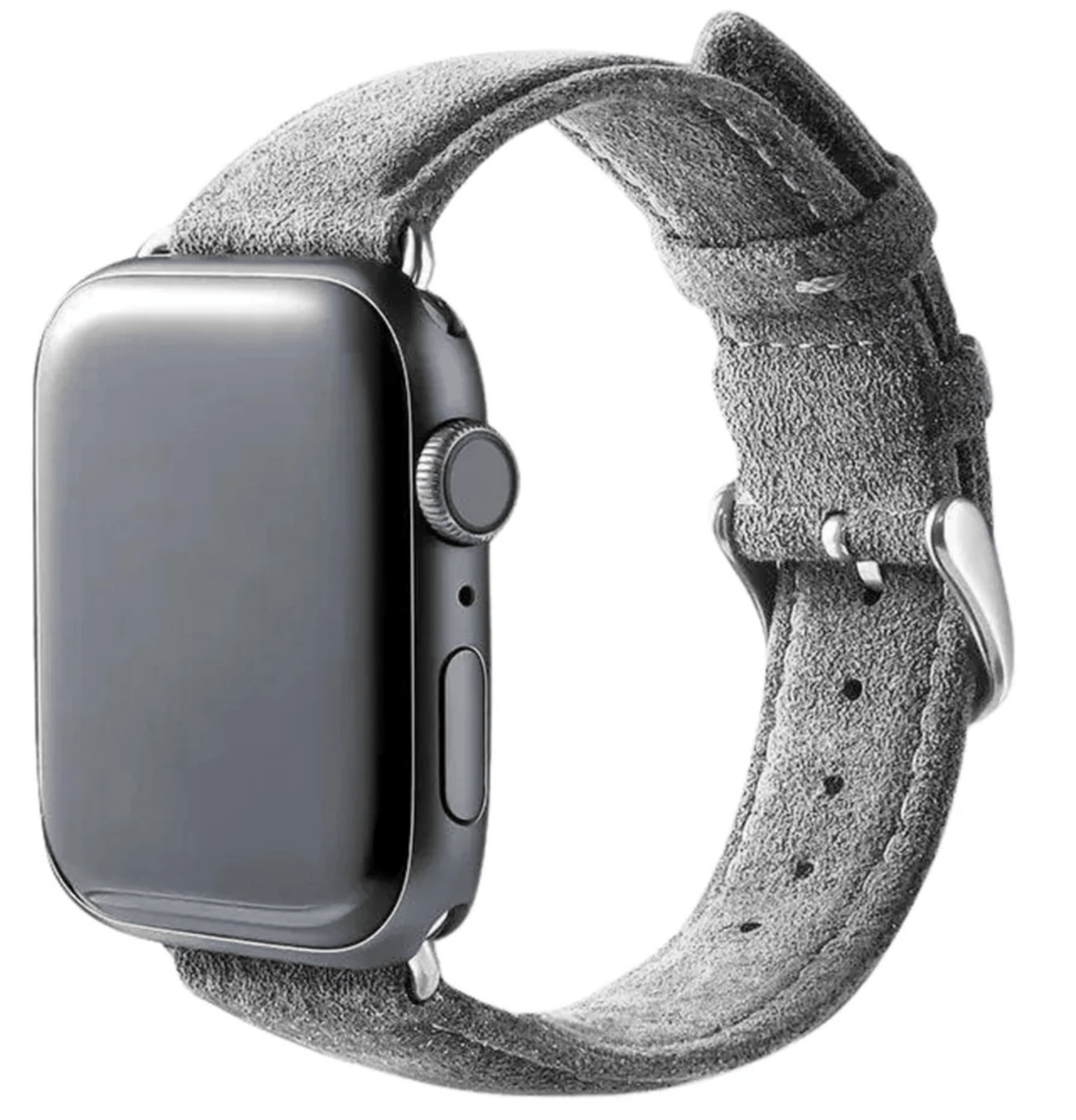 Alcanside Alcantara Buckle Apple Watch 49 / 46 / 45 mm bandje nardo grijs