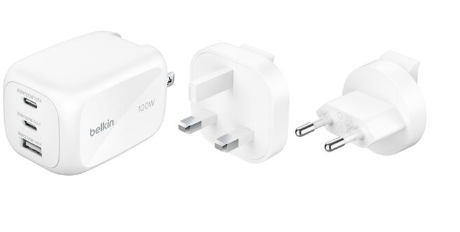 Belkin BoostCharge Pro 100 watt USB-C GaN oplader met reisset