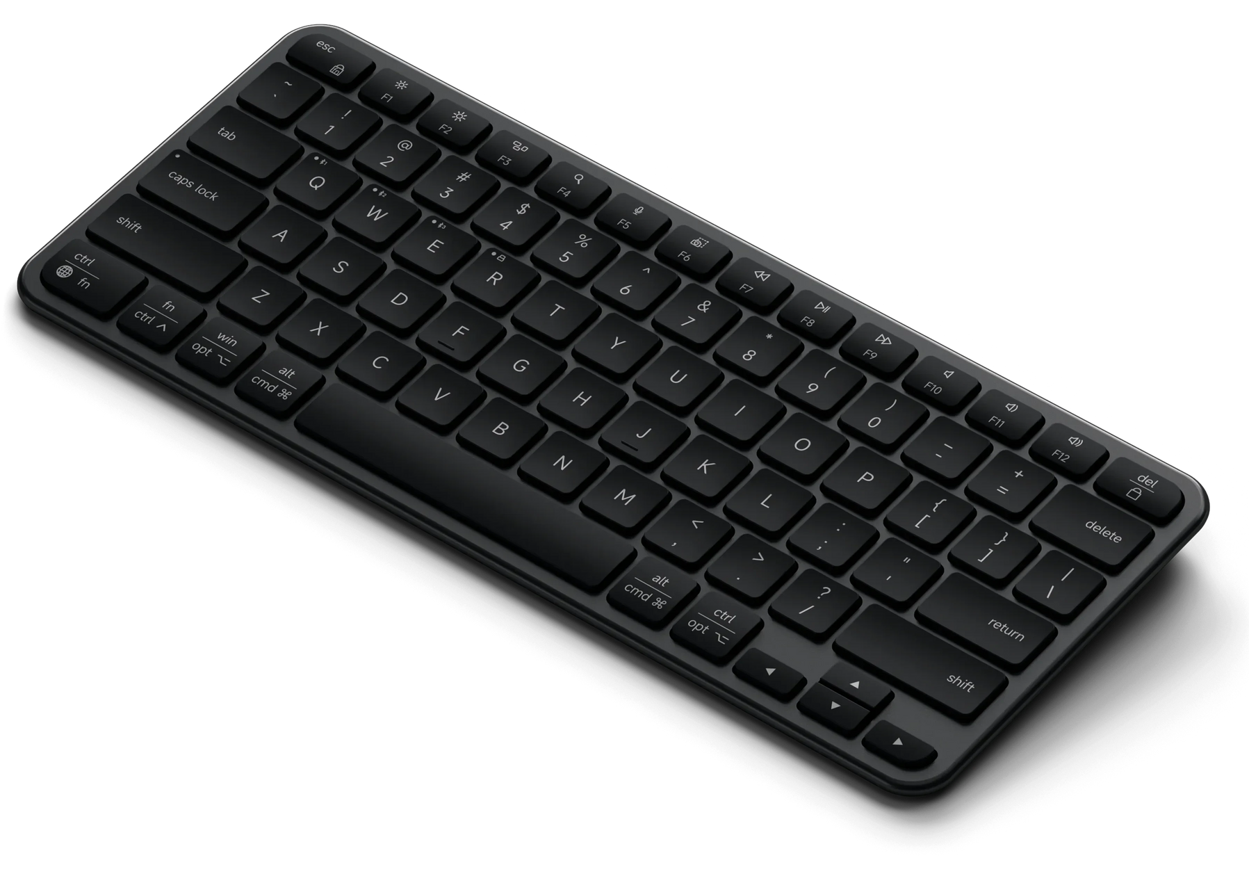 Satechi EX1 Slim 4 in1 draadloos bluetooth toetsenbord zwart