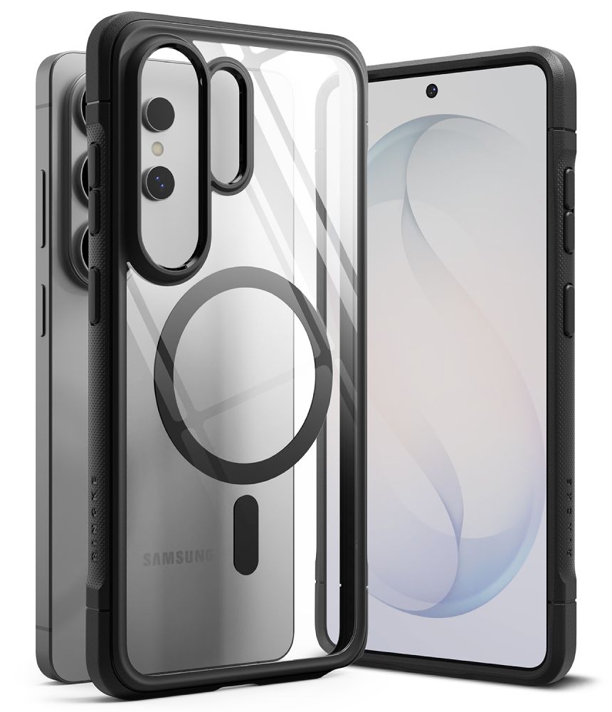 Ringke Fusion MagSafe Galaxy S26 Ultra hoesje zwart