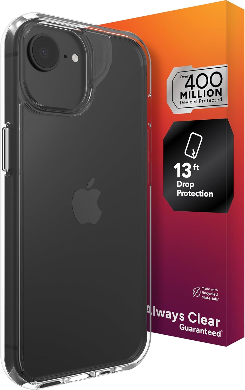 ZAGG Crystal Palace iPhone 17e / 16e hoesje transparant