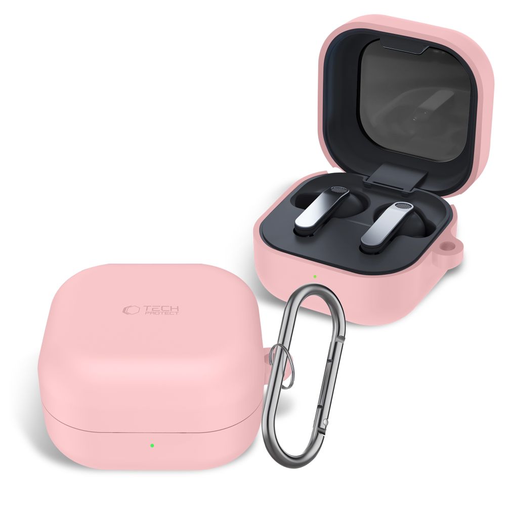TechProtection Silicone Galaxy Buds 4 / Galaxy Buds 4 Pro hoesje roze