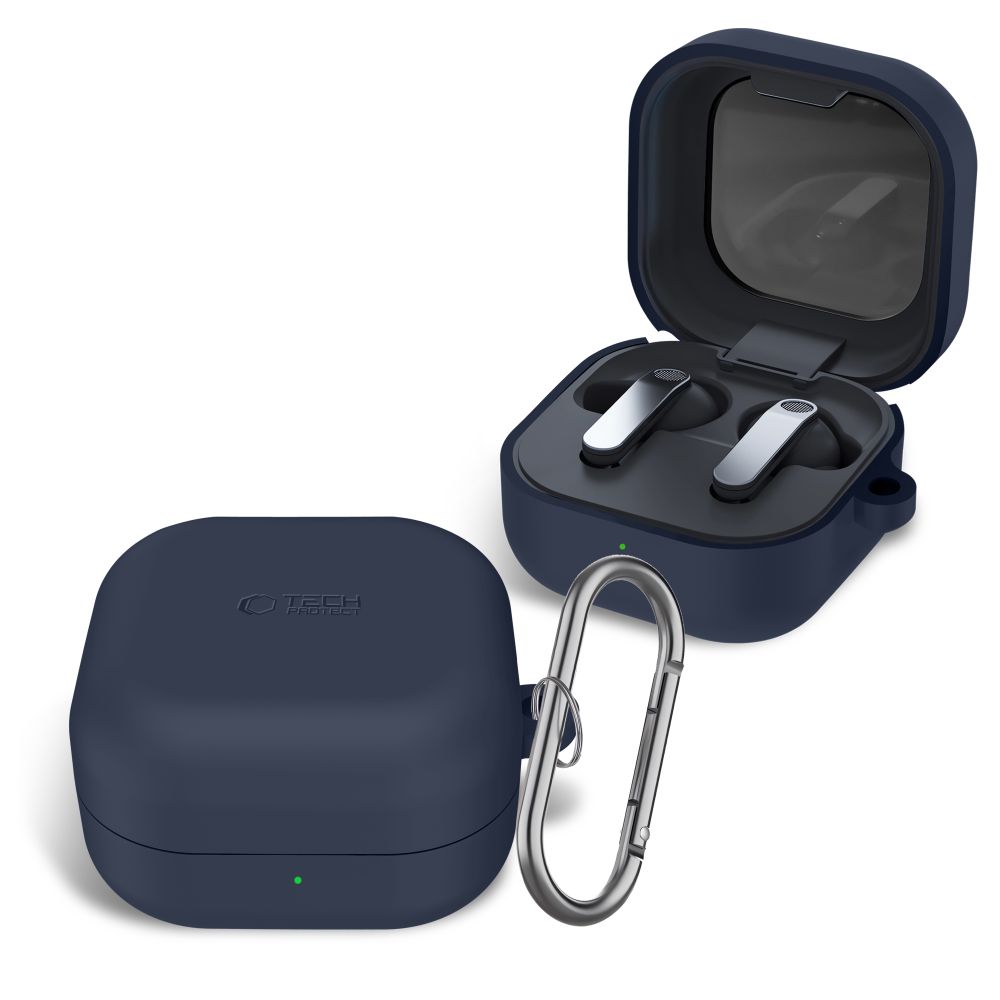 TechProtection Silicone Galaxy Buds 4 / Galaxy Buds 4 Pro hoesje navy