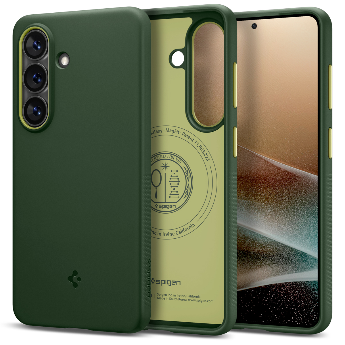 Spigen Nano Pop MagSafe Galaxy S26&nbsp;hoesje groen