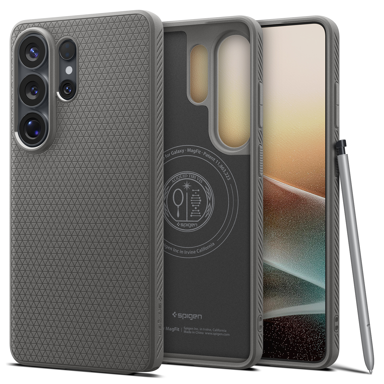 Spigen Liquid Air MagSafe Galaxy S26 Ultra&nbsp;hoesje grijs