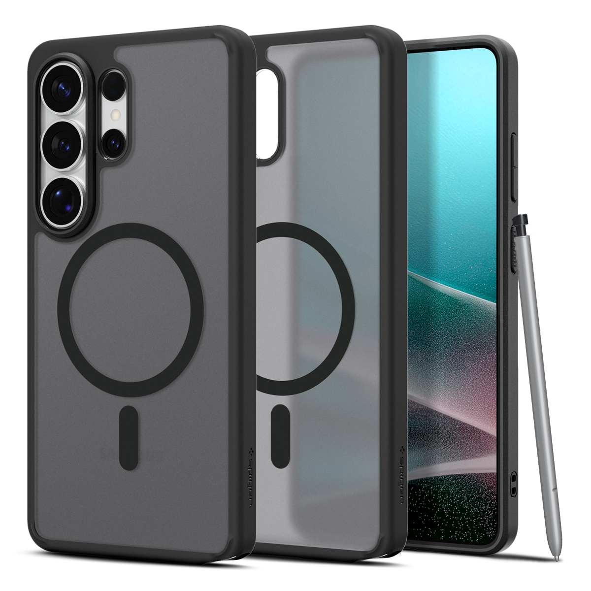 Spigen Ultra Hybrid MagSafe Galaxy S26 Ultra hoesje frost zwart