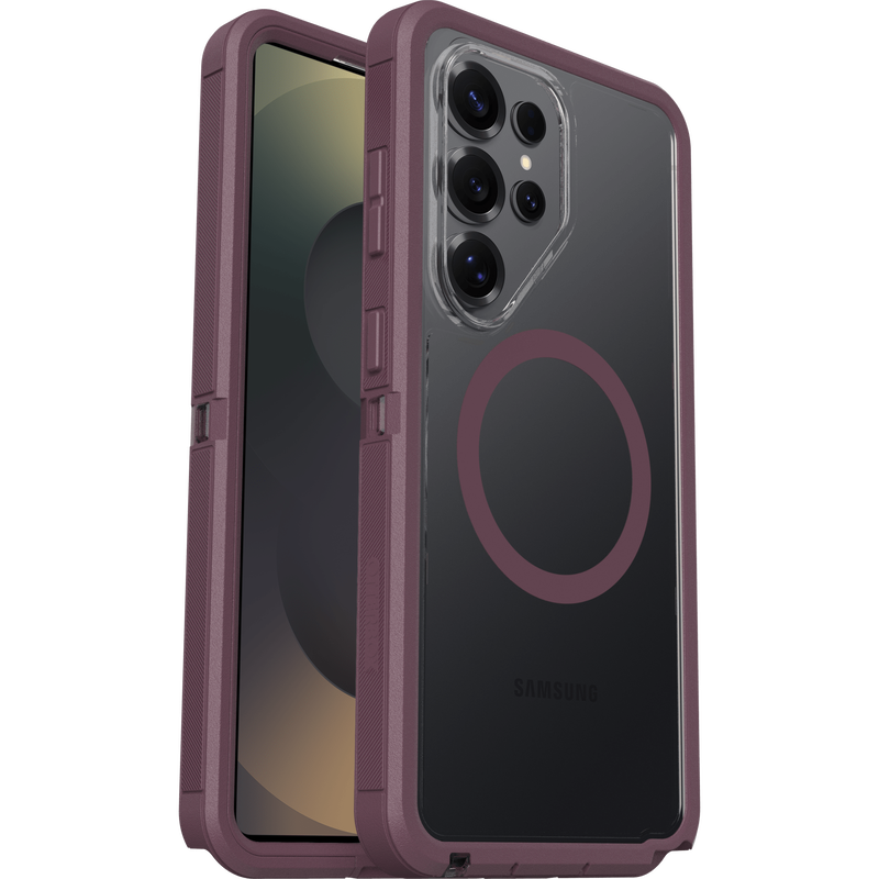 Otterbox Defender Pro XT MagSafe Galaxy S26 Ultra hoesje transparant paars