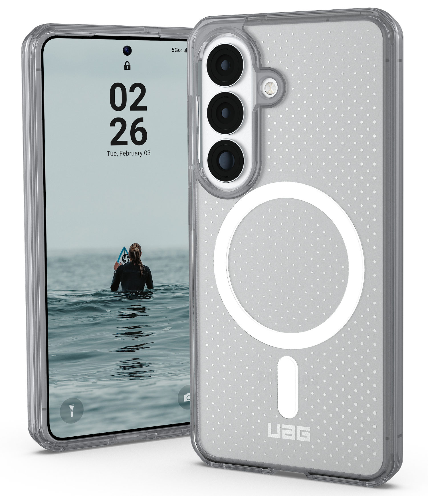 UAG Dot MagSafe Galaxy S26&nbsp;hoesje ash