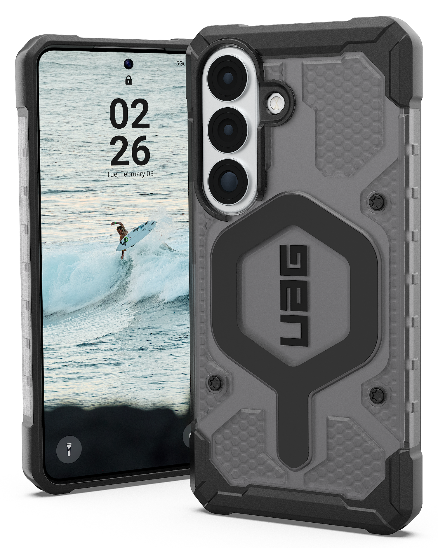 UAG Pathfinder MagSafe Galaxy S26+ Plus&nbsp;hoesje ash