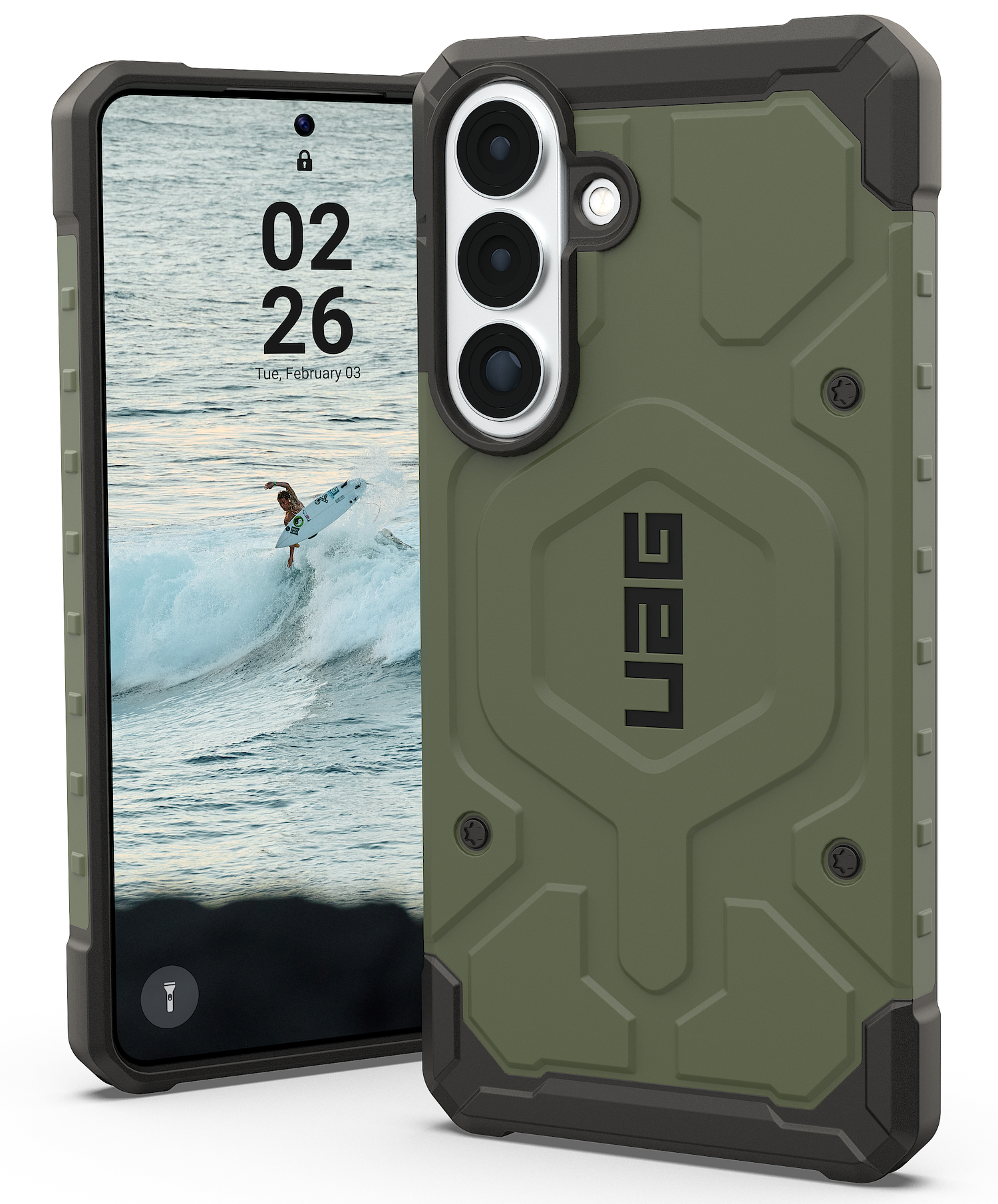 UAG Pathfinder MagSafe Galaxy S26+ Plus&nbsp;hoesje groen