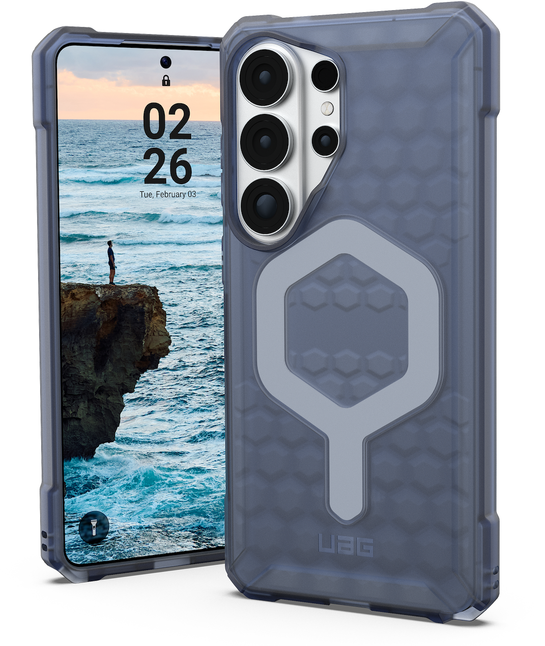 UAG Essential Armor MagSafe Galaxy S26 Ultra hoesje blauw