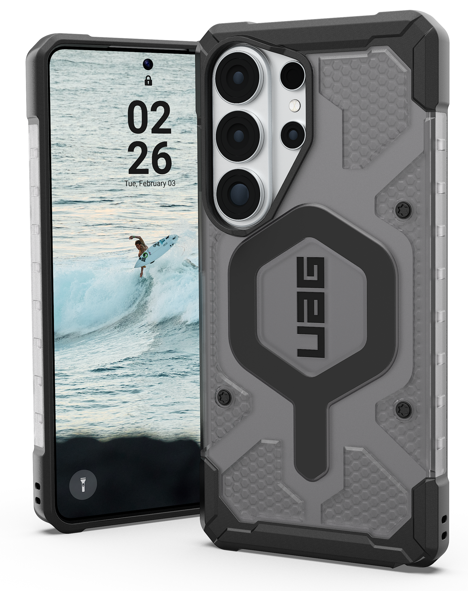 UAG Pathfinder MagSafe Galaxy S26 Ultra hoesje ash